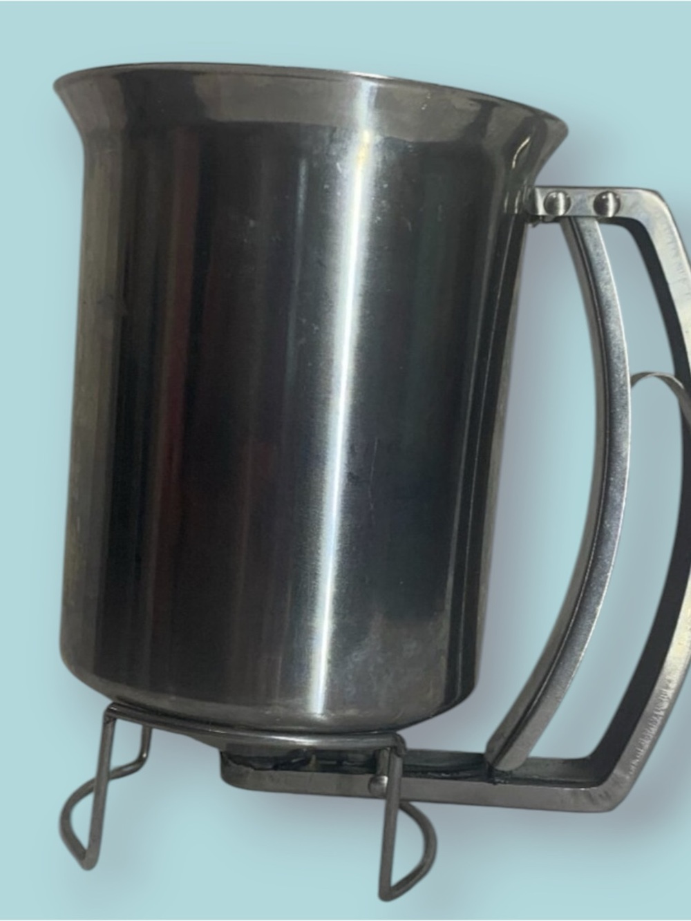 Commercial stainless steel pancake batter dispenser - liquid & funnel cake